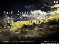 auf jedes tiefe tal