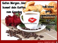 Hier kommt Cafe zum Sonntag