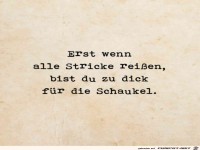 Wenn alle Stricke rei�en