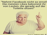 Facebook nicht so ernst nehmen