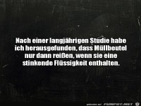 M�llbeutel-Studie