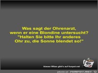 Was sagt der Ohrenarzt
