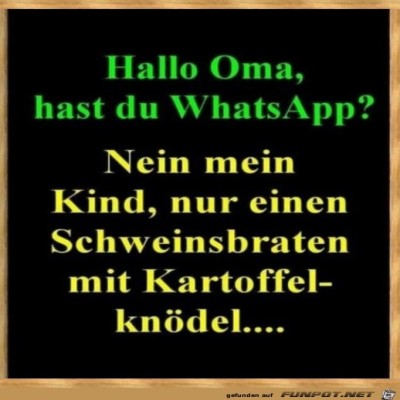 Oma-hat-kein-WhatsApp.jpg von Thies