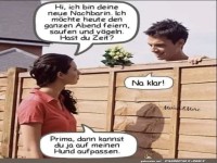 Neue Nachbarin
