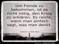 Weisheit ber Feindschaft und Offenheit