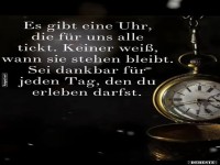 Zeit f�r Dankbarkeit! Ticktack im Leben
