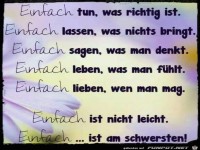 einfach