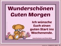 Wunderschoenen Guten Morgen