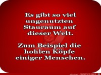 Ungenutzter Stauraum