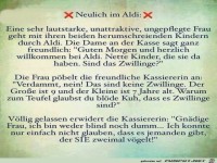 Neulich bei ALDI