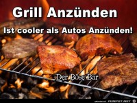 Grill anz�nden