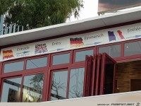 Deutscher Eingang in Mallorca