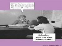 Nur eine Teilzeitstelle