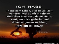 Ich habe im meinen Leben viel zuviel Zeit verloren