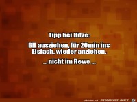 Tipp bei Hitze