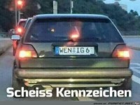 Schei� Kennzeichen