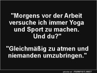 Morgendliche Routinen Humor