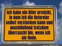 Lustiger Spruch �ber das �lterwerden