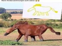 Kinderzeichnung wird lebendig