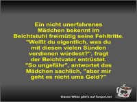 Ein nicht unerfahrenes M�dchen bekennt im Beichtstuhl...