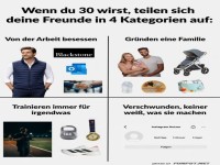 Die vier Typen ab 30!