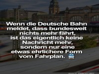 Deutsche Bahn und der ehrliche Fahrplan