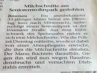 Milchschnitte gestohlen