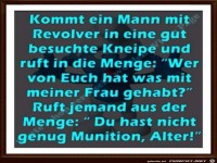 Nicht genug Munition