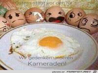 Ostern steht vor der Tre