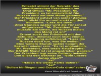 Entsetzt st�rmt der Sekret�r des amerikanischen Pr�sidenten