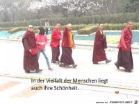 in der Vielfalt der Menschen