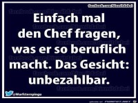 einfach mal den chef fragen
