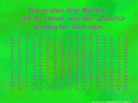 Wichtiges im Jahr 2020