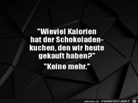 Kalorien im Schokokuchen