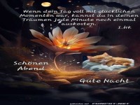 Wenn dein Tag mit vollen Glcklichen Momenten war