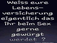 Lebensversicherung und ungewhnliche Vorlieben