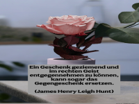 ein geschenk geziemend