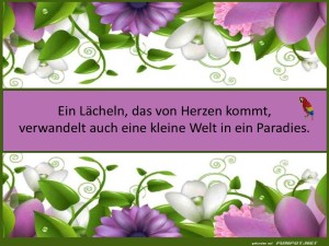 herz-Bild: Ein Lächeln