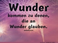 Wenn Wunder Feuerwerke z�nden