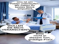 Pech im Krankenhaus: Der falsche Schnitt!