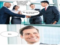 Handshake der Extraklasse