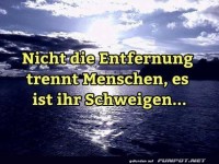 Nicht die Entfernung
