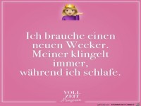 ich brauche einen neuen wecker