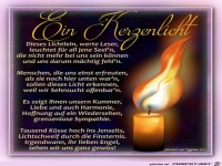 ein kerzenlicht...