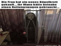 Neues B�gelbrett gekauft