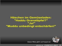 Häschen im Gemüseladen