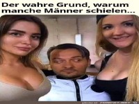 M�nner schielen manchmal