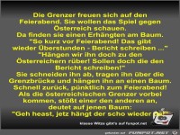 Die Grenzer freuen sich auf den Feierabend