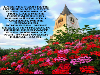 lass mich zur ruhe kommen