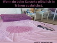 Karaoke-Fail: Emotionale Momente im Bett